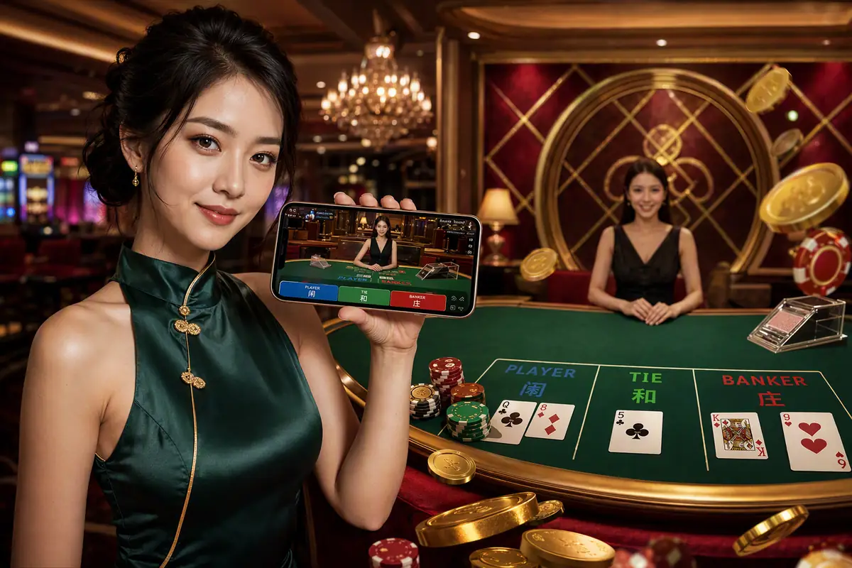 mmk44 Live Dealer Baccarat ဂိမ်းနည်း